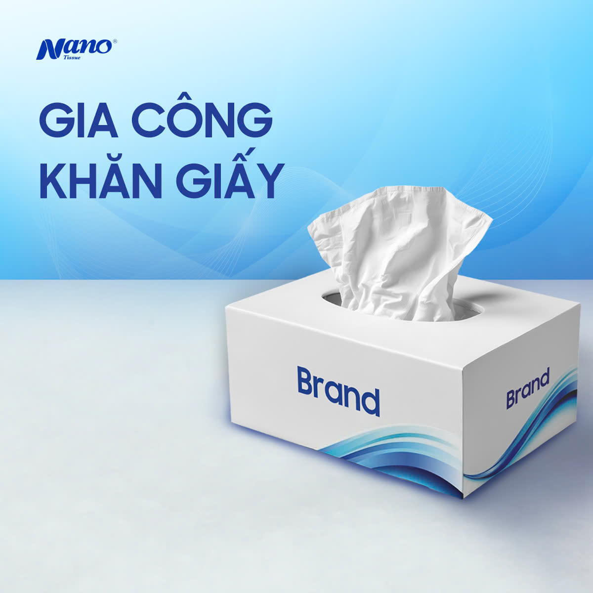 GIA CÔNG KHĂN GIẤY HỘP